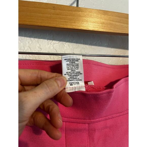 Frances Valentine Stretch Lucy Pants Bubblegum Pink Size 8 - Picture 7 of 8